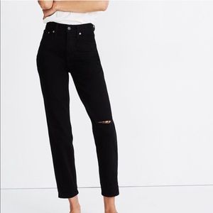 Madewell perfect vintage jean in Stone Black